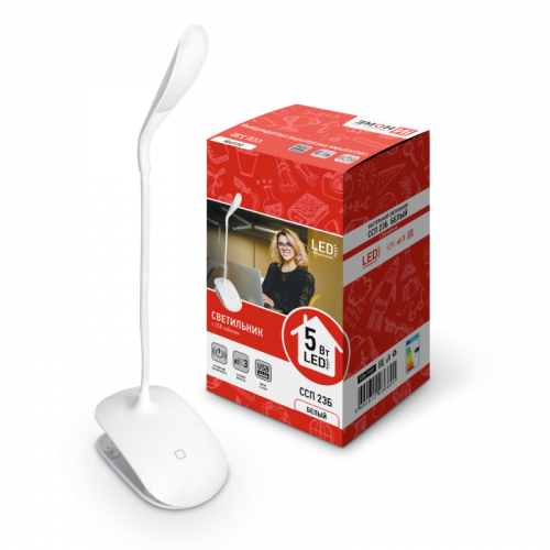 Светильник настольный прищепка NLED-435 4Вт 3000К ЭРА