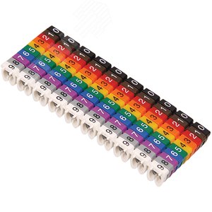 Маркер МКН комплект цифр 0-9 / 2.5мм (100шт)