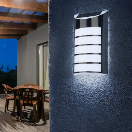 Подсветка фасадная ERAFS024-40 Сталь 5LED 17лм солнечная батарея ЭРА