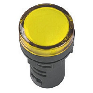 Лампа AD16DS  (Led) матрица d16мм (желтая) 220V