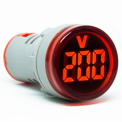Лампа индикатор Volt d22мм (вольтметр)